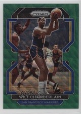 2021-22 Panini Prizm Green Wave Prizm Wilt Chamberlain #260 HOF 1a39