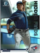 2020 Bowman #HF-RB Ryan Borucki Chrome Hidden Finds