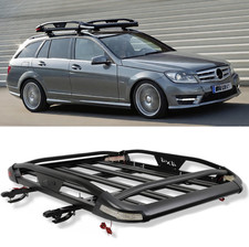 Dachkorb Dachtr&auml;ger Gep&auml;cktr&auml;ger Gep&auml;ckkorb w/Licht f&uuml;r Mercedes C Klasse S204