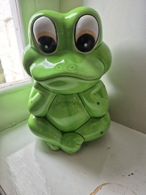 Große Keramik Frosch Spardose 70er 80er Jahre Made In Korea