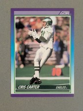 1990 Score - Cris Carter #193 Philadelphia Eagles