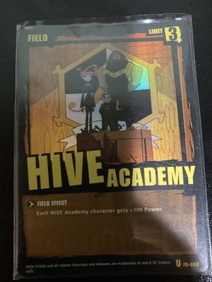 TEEN TITANS CCG ''GO!'' UNCOMMON U FD-008 HIVE ACADEMY HOLO-FOIL