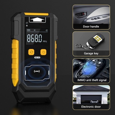 Digital Remote Key Frequency Tester Car Key Fob Infrared Signal Tester Meter DIV