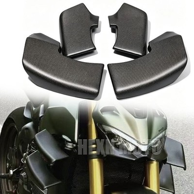 100% Carbon Fiber Side Fixed Wing For Ducati Streetfighter V2 V4 V4S 2020-2024