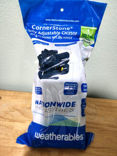 2 Pk Black Heavy Duty Nylon Self-Closing Multi-Adjustable Gate Hinges