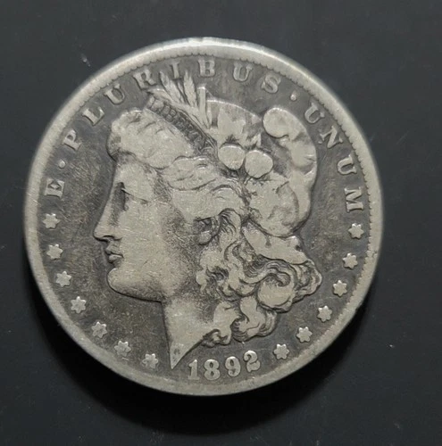 1892 Carson City Morgan Silver Dollar $1 Circulated 0.9 Fineness Business