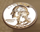 1954  Gem Proof Quarter 90% SILVER EYE CANDY Blazing Mirrored Surfaces #114 ~ 7