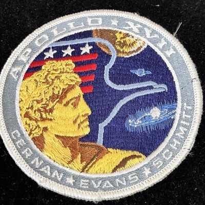 Vintage NASA Patch - Apollo 17 XVII Cernan Evans Schmitt  SLP2