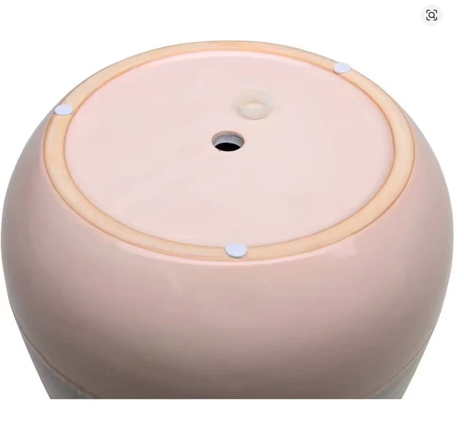 Plantadeira de cerâmica 10" – Vaso decorativo com drenagem para plantas internas e externas - Imagem 4 de 4