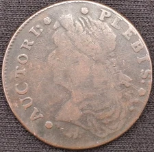 1787 Auctori Plebis Colonial  Copper Coin/ Token 