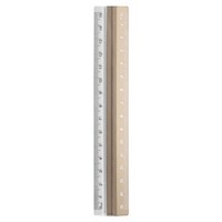 Gerader Lineal 15Cm Metrisch Winkelmesser FüR Architekten, KüNstler, BüRo, Gold