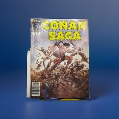 Vintage Conan Saga Issue #12 April 1988, Marvel Magazine