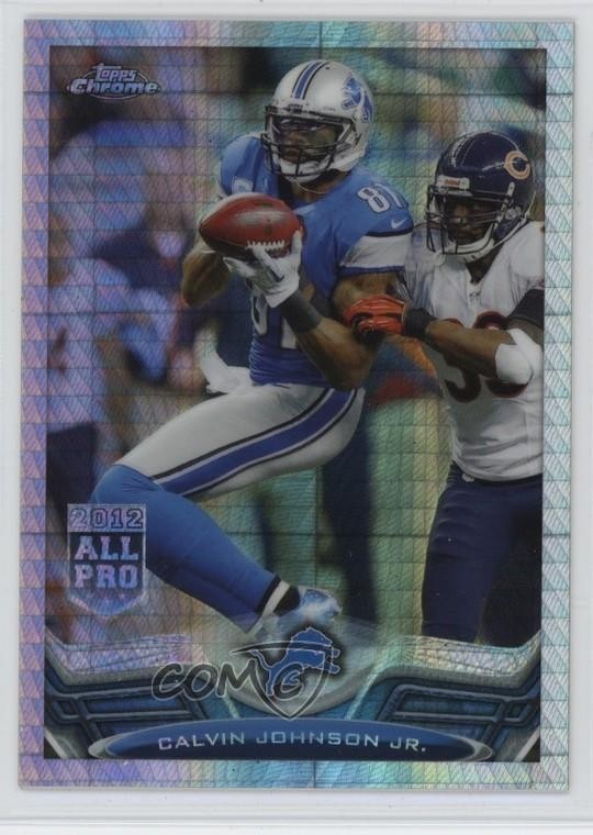 2013 Topps Chrome Prism Refractor 140/260 Calvin Johnson #200 HOF 0ty6