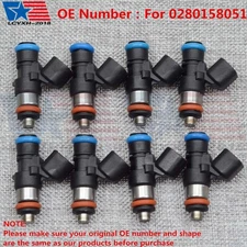 8x 42LB Fuel Injectors For Bosch 06-15 Chevrolet Corvette LS3 L99 Camaro SS USA