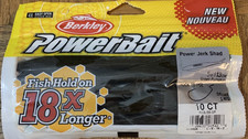 Berkley PowerBait #PBBJS5-GP Power Jerk Shad Green Pumpkin-1pk of 10pcs-NEW