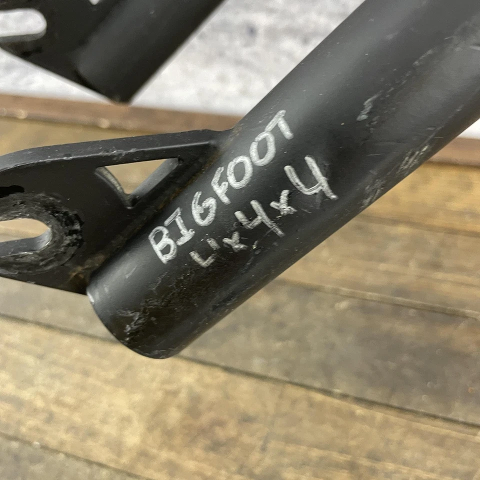 Mid School BMX Bike Fork 1 1/8 Threadless Steel 3/8 Dropouts Black Bigfoot 4x4 - Image 3 of 4