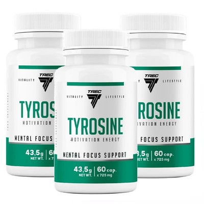 TYROSINE 600 - 60-180 Kapseln - Mentalen Konzentration Regeneration Aminosäure