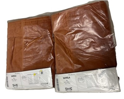 New! IKEA Sanela Curtains Cotton Velvet 2 Panels (1 Pack ) 55 x 118''