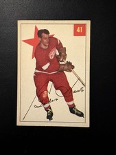 1954 /55 PARKHURST SET BREAK #41 GORDIE HOWE HOF SHARP! VG-EX!