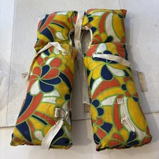 Vintage Crawford Retro Flowers Adult Life Vest Buoyant Preserver Jacket AK-1