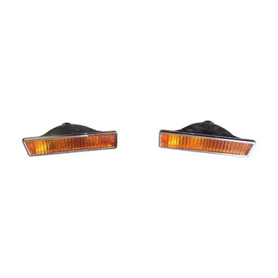 Front Turn Signal Light Assemblies Set For 1987-1988 Oldsmobile Cutlass Supreme