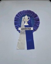 RARE LEICESTER CITY VINTAGE 1960'S ROSETTE BADGE