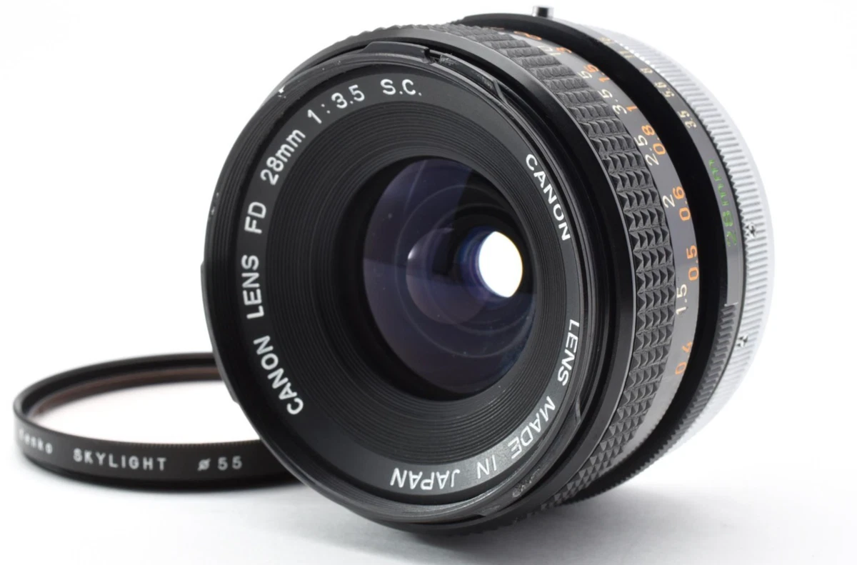 Canon FD f/3.5 Camera Lenses 28mm Focal for sale | eBay