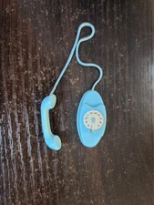Vintage 1960's Barbie Sleepytime Blue Princess Telephone Accessory