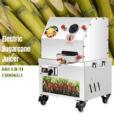Commercial Sugar Cane Juicer Sugarcane 110V Juicing Machine Press Machine 350W