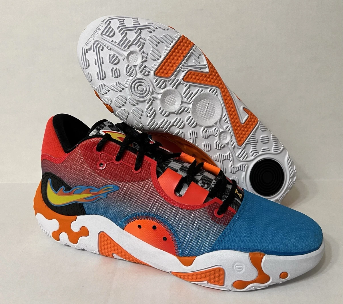 Las mejores ofertas en Nike PG 6 x Hot Wheels Blue/Orange/Red 2022