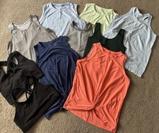 Lot Of Athleta Girl Size XL/14 Tank Tops & Sports Bras 10 Items