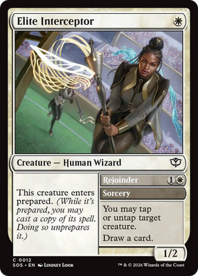 x1 Elite Interceptor // Rejoinder SOS Secrets of Strixhaven MTG 12 M/NM 1x