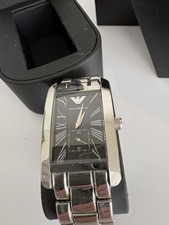 Armani Herrenarmbanduhr Mit Edelstahl Armband Ar 156
