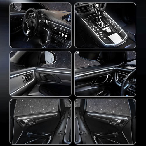 Car Interior Ambient Lamps LED Car Interior Light Strip Neon Lamp Accessories - Bild 12 von 16