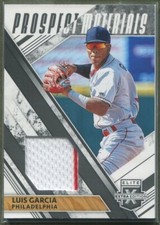 2019 Panini Elite Extra Edition - Prospect Materials - #PM-LG Luis Garcia JERSEY