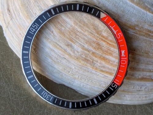 Vintage 1974 Bulova Snorkel Diver 'B208' Black/Orange Bezel FOR 7202-4 CASES - Picture 11 of 24