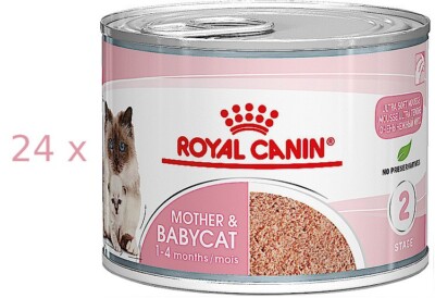 24 x 195 g Royal Canin Starter Mother & BABYCAT (  17,08/kg) Mousse Ultra Soft