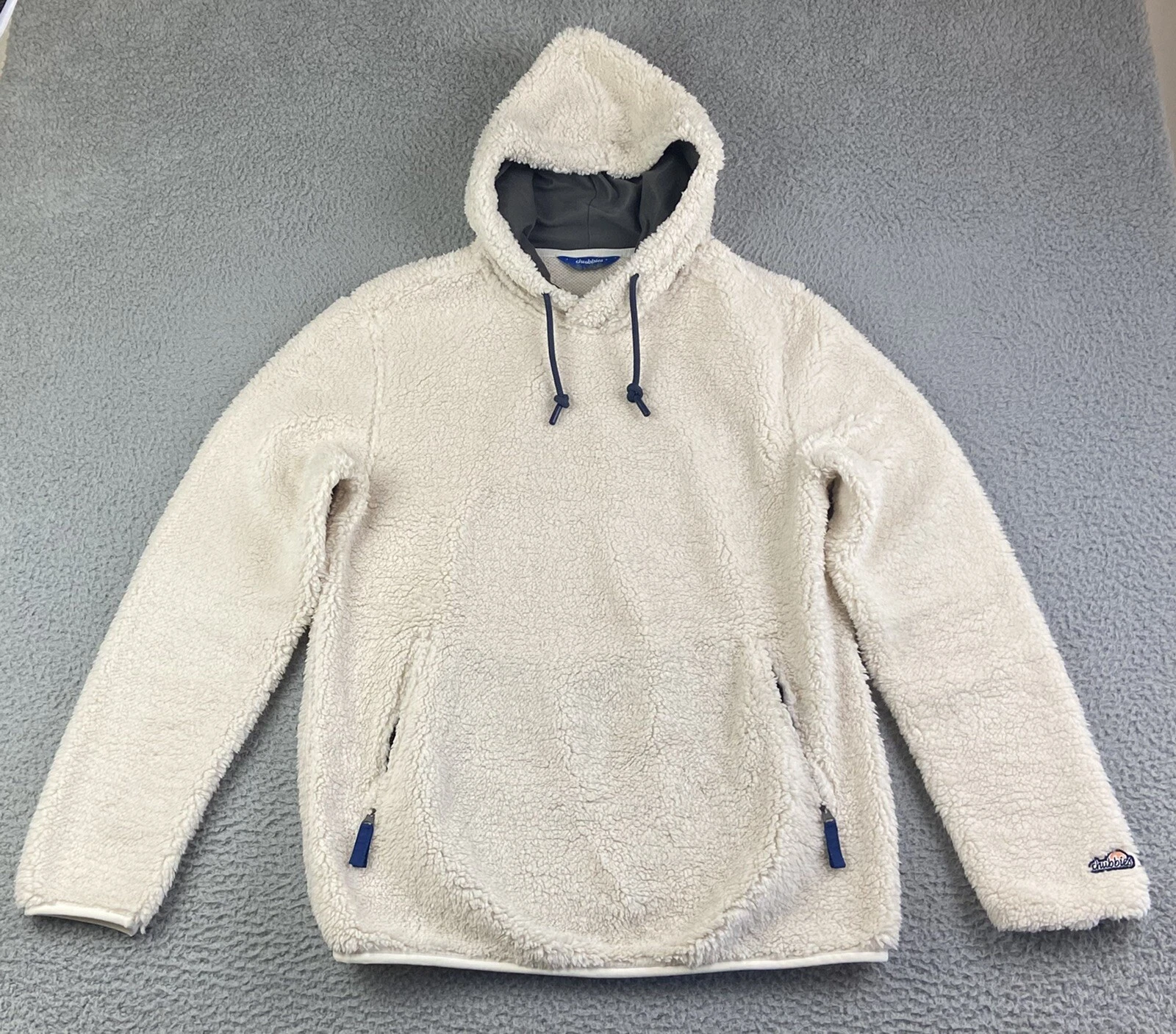 Chubbies Snow Day Men's Hoodie Size Small Sherpa Pullover Kangaroo Pockets EXC