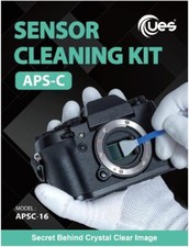 UES APSC-16 DSLR APS-C sensor  16mm cleaning Kit 14 swabs  15ml cleaner 