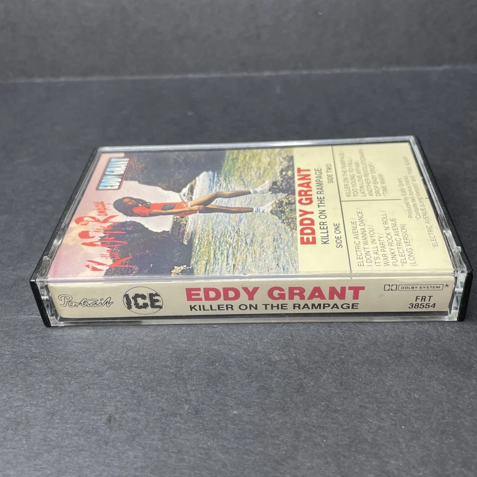 Eddy Grant, Killer On The Rampage (Audio Cassette Tape, 1983) Synthpop Pop Rock Foto 3 de 4