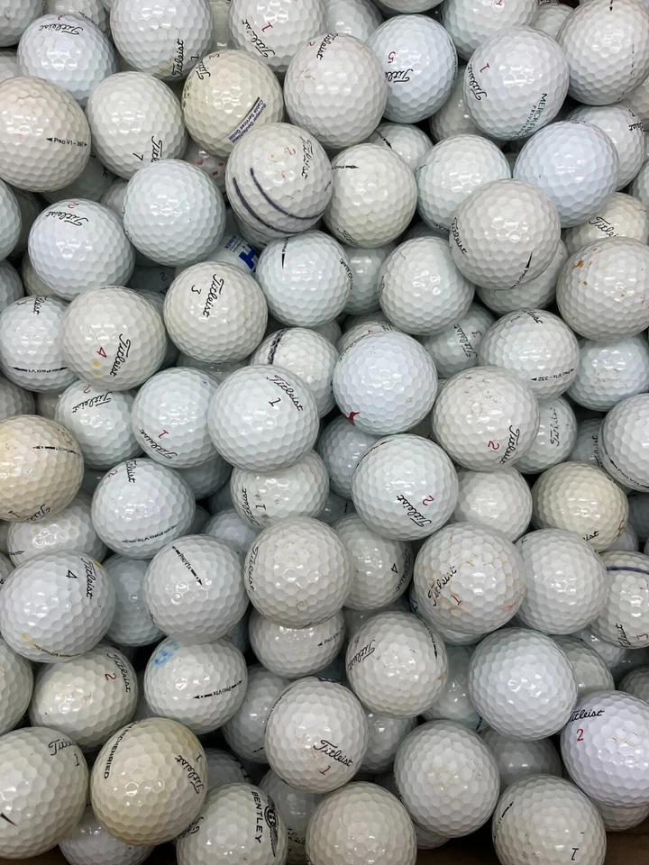 100 TITLEIST PRO V1 / PRO V1 X GOLF BALLS - PRACTICE - CROSSGOLF X-OUT LAKEBALLS - Image 2 of 2