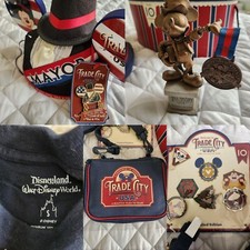 Disney Trade City Lote Mayor Mickey Oreja Sombrero, Juego de Prendedores, Bolsa de Prendedores Edición Limitada 500
