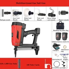 WSQ-01 Rechargeable Gas Nail Gun Hydroelectric Woodworking Steel Nail Gun