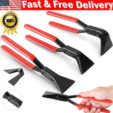 3 Pack Sheet Metal Bending Pliers Set Sraight Jaw 45° & 90° Metal Bender Tools