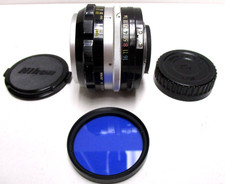 Nikon NIKKOR-S 50mm f/1.4 NON Ai manual focus lens w/caps  52mm 80A filter. 1
