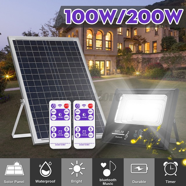 solar light with bluetooth speaker