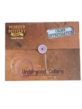 Murder Mystery Party Case Files Game Underwood Cellars Unsolved New Sealed