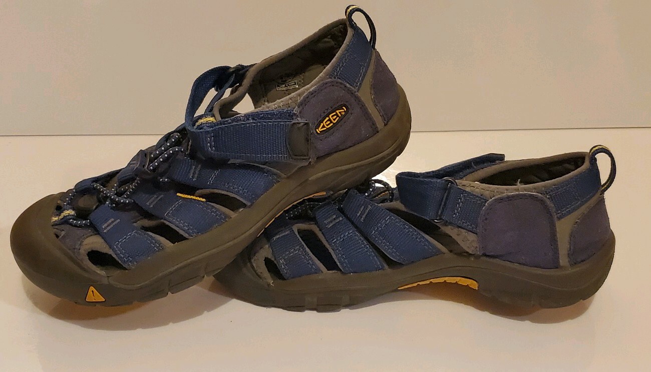 KEEN ROYAL ROYAL BLU TELA SCARPE SANDALI UOMO TAGLIA 5US W 7US