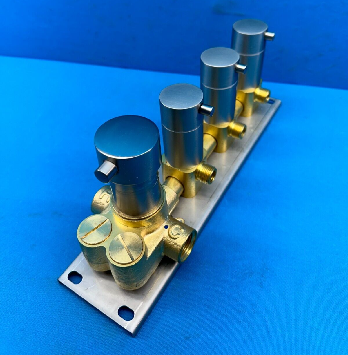 Homedec Brushed Nickel 3Way MultiFunction Thermostatic Shower