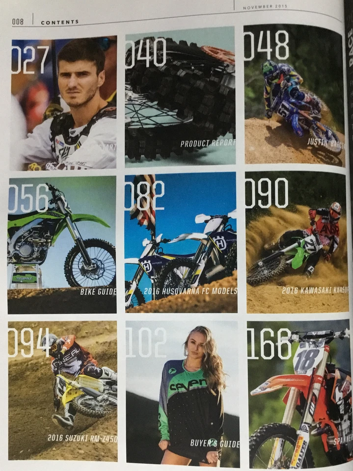 Transworld Motocross Magazine November 2016 Giant Buyers Guide - Poster Included - Image 3 of 4